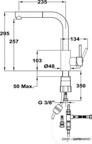 Смеситель для мойки TEKA Easy 116020002 фото 2