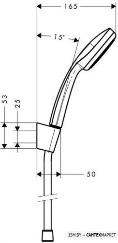 Душевой гарнитур Hansgrohe Croma 100 27574000 фото 2