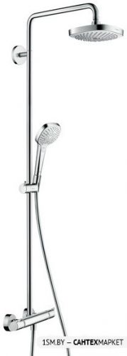 Душевая система Hansgrohe Croma Select E 180 2jet Showerpipe 27257400