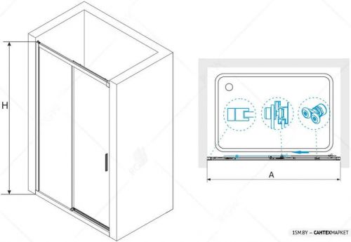 Душевая дверь RGW LE-12 190 фото 3