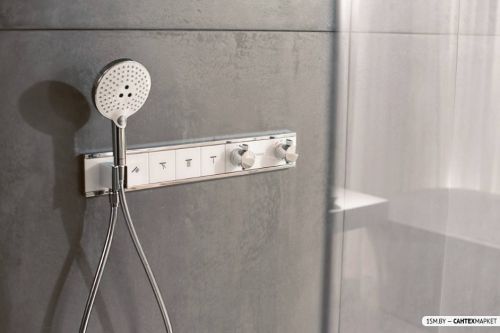 Смеситель для душа Hansgrohe RainSelect 15357600 (черный) фото 8