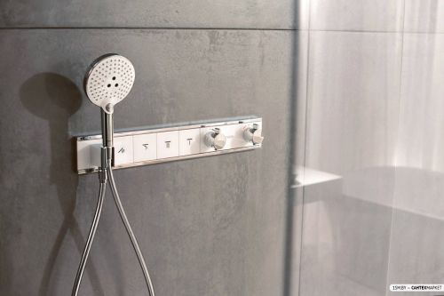 Смеситель для душа Hansgrohe RainSelect 15357400 (белый/хром) фото 2