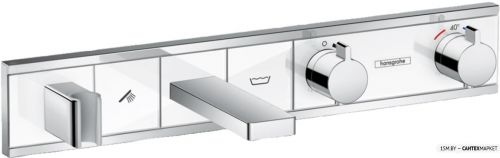 Смеситель для ванны и душа Hansgrohe RainSelect 15359400 (хром/белый)