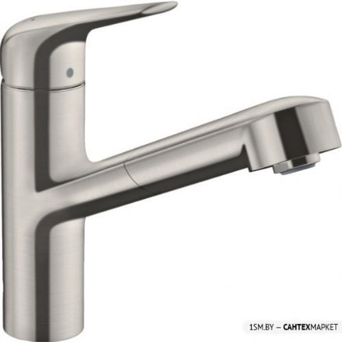 Смеситель для мойки Hansgrohe Focus M42 71829000 (стальной)