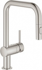 Смеситель для мойки Grohe Minta 32322DC2 (стальной)