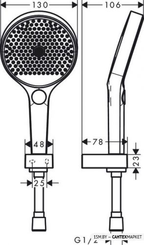 Душевой гарнитур Hansgrohe Rainfinity 130 3jet 26851000 фото 5