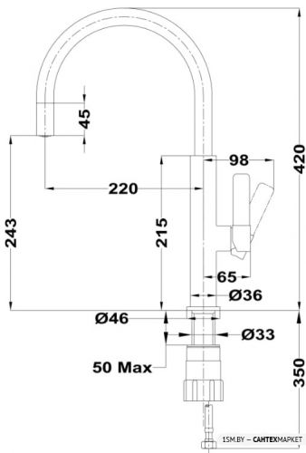 Смеситель для мойки TEKA Maestro 116030035 фото 2