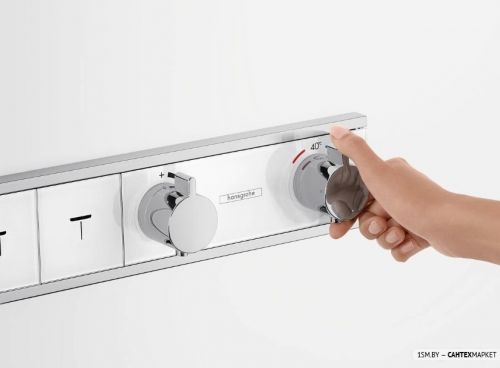 Смеситель для душа Hansgrohe RainSelect 15357600 (черный) фото 7