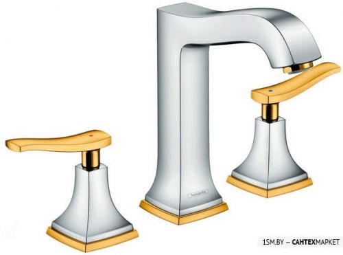 Смеситель для умывальника Hansgrohe Metropol Classic 31331090 (хром/золотистый)