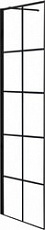 Душевая стенка Rea Molier 90 (черный/прозрачное стекло)