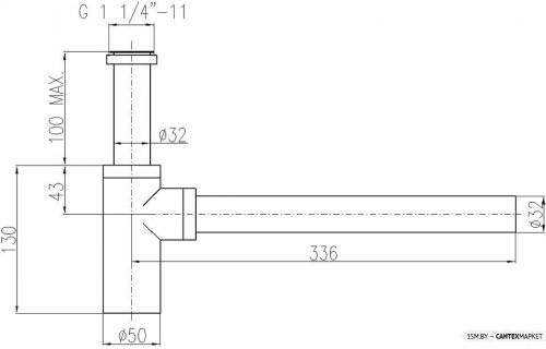 Сифон для умывальника Slezak RAV MD0232 фото 4