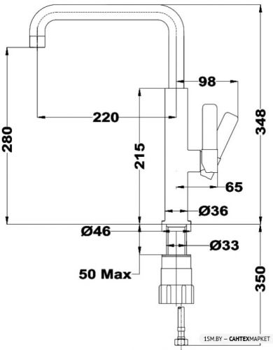 Смеситель для мойки TEKA Easy 116030029 фото 2