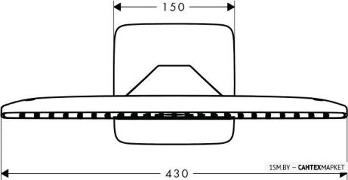 Верхний душ Hansgrohe Raindance E 420 AIR 1jet (27372000) фото 3