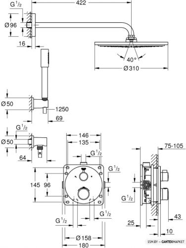 Душевая система Grohe Grohtherm 34731000 фото 2