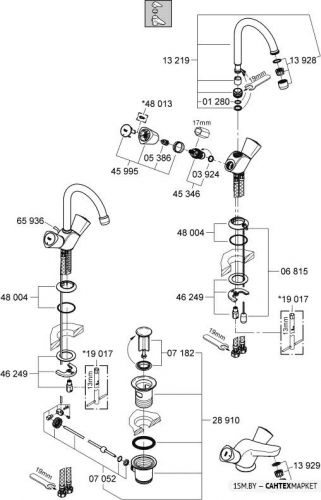 Смеситель для умывальника Grohe Costa S 21257001 фото 3