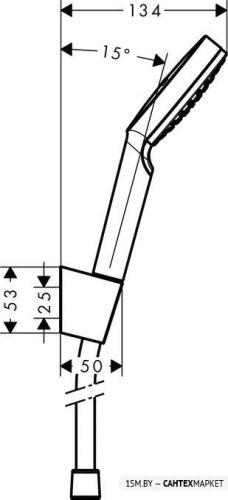 Душевой гарнитур Hansgrohe Crometta 1jet 26690400 фото 4