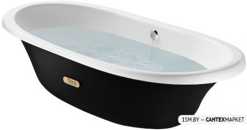Чугуная ванна Roca Newcast 170x85 (черный) фото 2