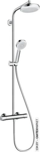 Душевая система Hansgrohe Crometta Showerpipe 160 1jet EcoSmart 27265400