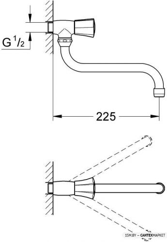 Кран для мойки Grohe Costa L 30484001 фото 2