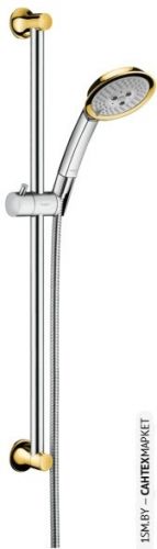 Душевой гарнитур Hansgrohe Raindance Classic 100 AIR 3jet 27843090 (хром/золото)