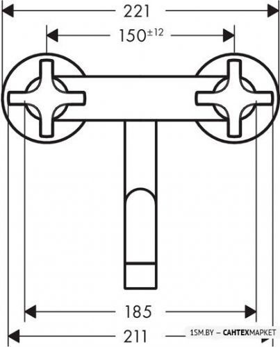 Смеситель для мойки Hansgrohe Logis Classic 71287000 фото 3