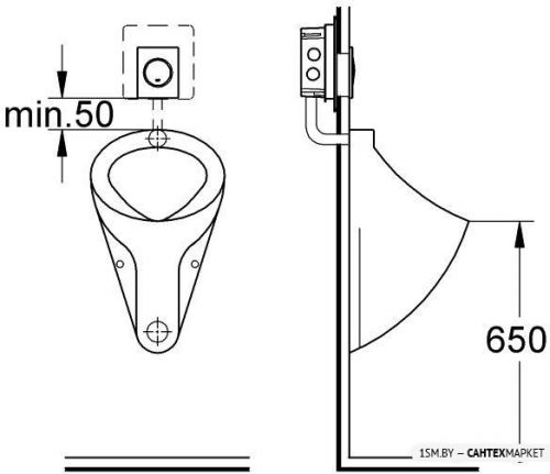 Панель смыва Grohe Nova Cosmopolitan 38804P00 (матовый хром) фото 3