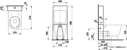 Напольный унитаз Laufen The New Classic H8238510000001 + H8288530008731 + H8918510000001 фото 10