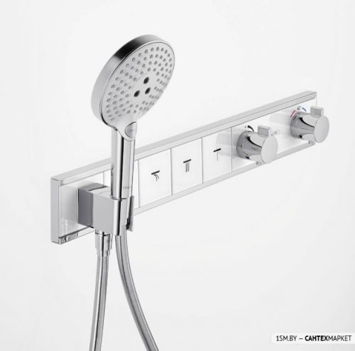 Смеситель для душа Hansgrohe RainSelect 15357600 (черный) фото 9