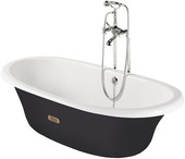Чугуная ванна Roca Newcast 170x85 (черный)