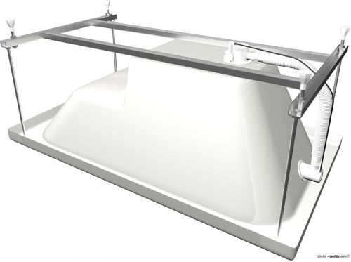 Акриловая ванна Triton Арго 120x70 (с каркасом, экраном и сифоном) фото 3