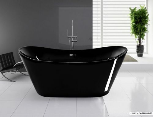 Акриловая ванна Rea Ferrano Black 170x80 фото 6