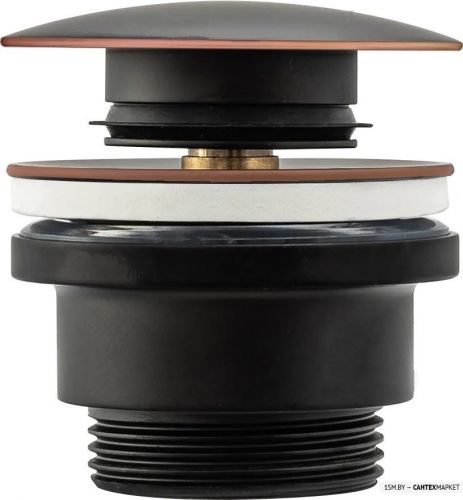 Донный клапан для умывальника Rea Klik-Klak REA-A5218 (ретро черный)