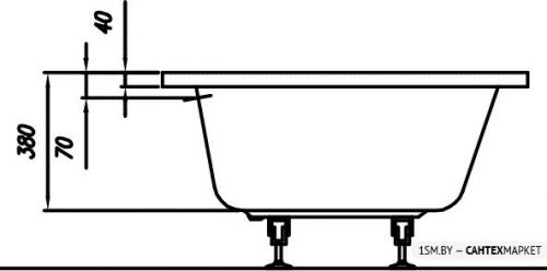 Акриловая ванна Kolpa-San Mini 100x70 фото 3