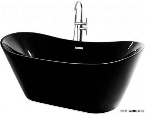 Акриловая ванна Rea Ferrano Black 170x80