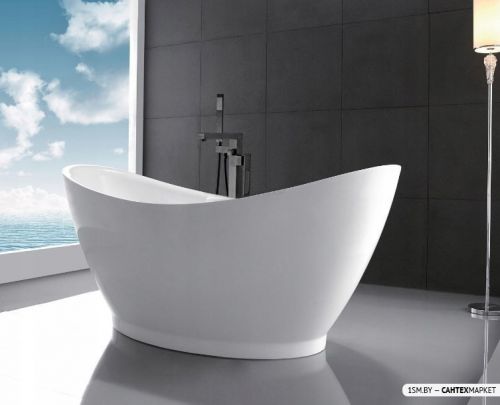 Смеситель для отдельностоящей ванны Rea Soho REA-B0184 (черный) фото 5